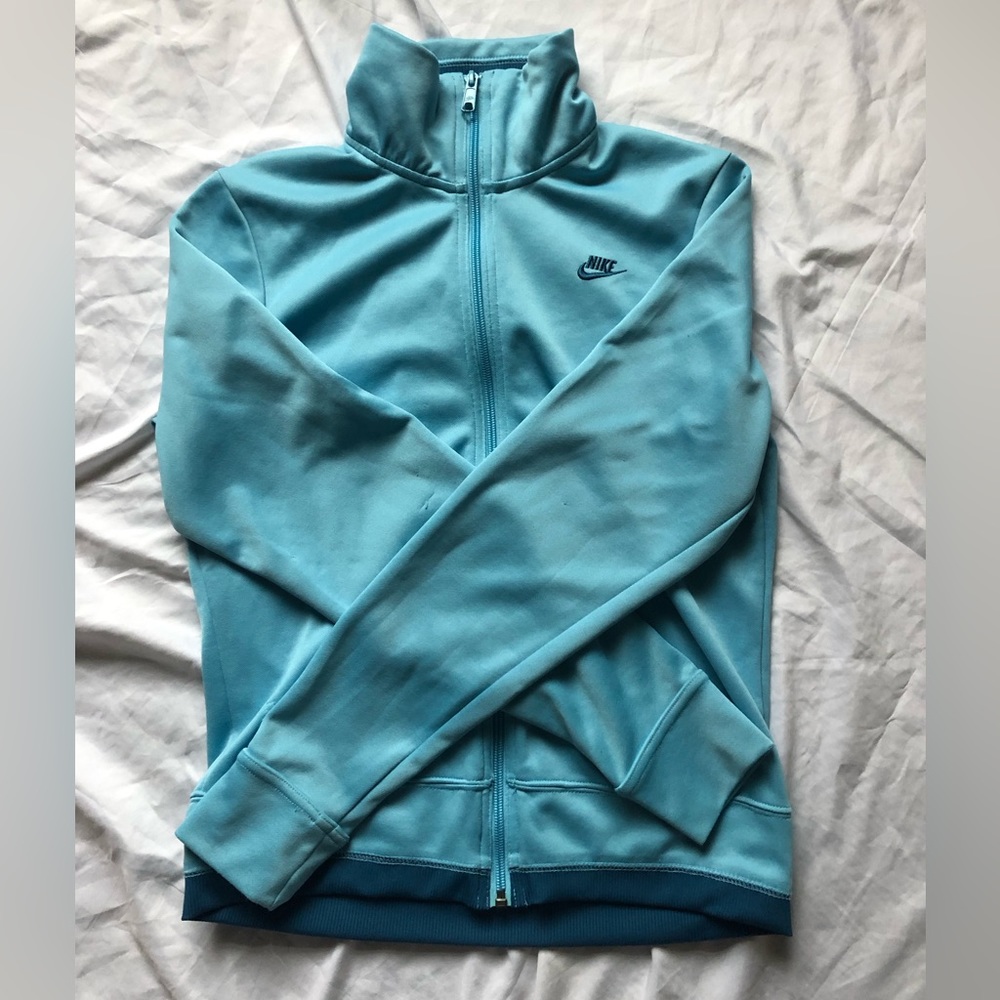 Blue Nike Zip Up Jacket